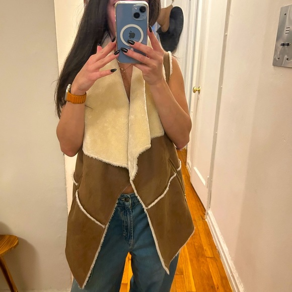 Jones New York Jackets & Blazers - Jones New York Faux Suede Winter Vest